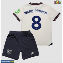 West Ham United James Ward-Prowse #8 Auswärts Trikotsatz Kinder 2025-26 Kurzarm (+ Kurze Hosen)